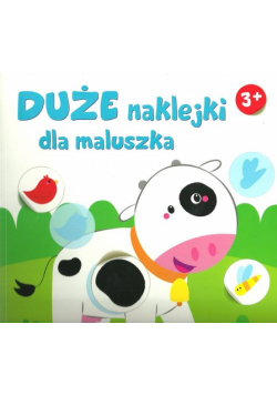 Duże naklejki dla maluszka Krówka