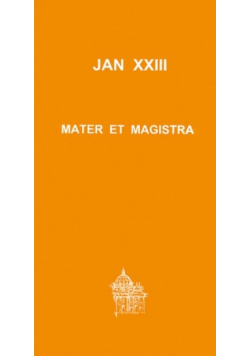 Jan xxiii mater et magistra