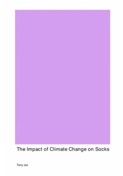 The Impact of Climate Change on Socks