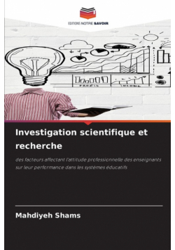 Investigation scientifique et recherche