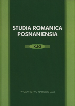 Studia Romanica Posnaniensia 41/3