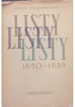 Listy 1840-1889
