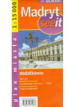 Madryt see it plan miasta 1:15 000