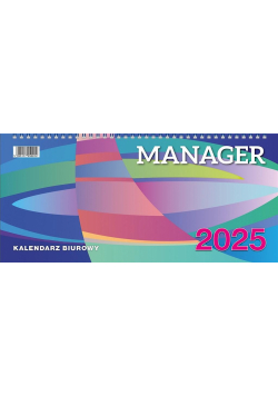 Kalendarz 2025 biurowy Manager