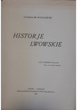 Historje Lwowskie 1921 r.