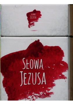 Pudełko wersety Słowa Jezusa
