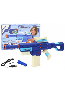 Karabin akumulatorowy na wodę M416 500ml niebieski