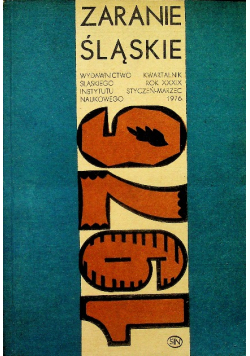 Zaranie Śląskie Zeszyt 3 1976