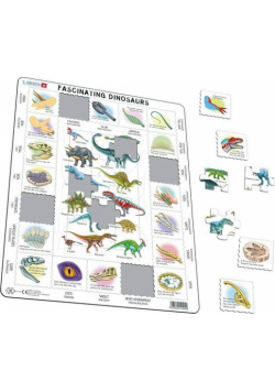 Larsen Fascynujące dinozaury EN (Maxi) układanka