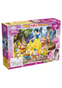 Puzzle dwustronne maxi Królewna Śnieżka 150