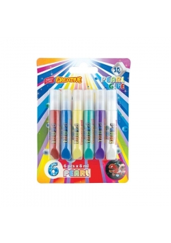 Klej perłowy 6szt. 8ml EASY