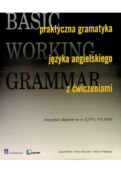Basic praktyczna gramatyka Working języka angielskiego Grammar z ćwiczeniami