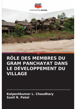 Rôle Des Membres Du Gram Panchayat Dans Le Développement Du Village