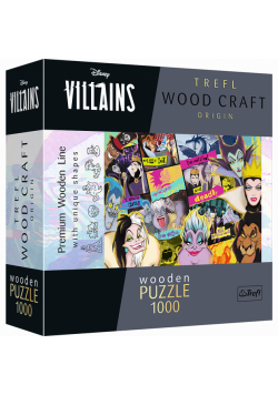 Puzzle 1000 drewniane Zlot złoczyńców Disney Villains 20167