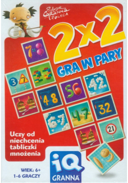 Gra w pary 2 x 2, gra planszowa - pamięciowa