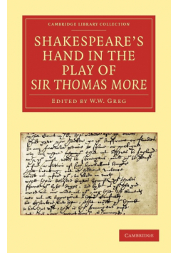 Shakespeare S Hand in the Play of Sir Thomas More