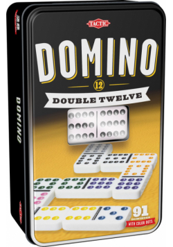 Domino dwunastkowe w puszce z oknem