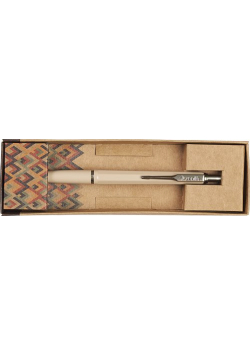 Długopis Zenith 7 Retro  w etui - kolor beżowy