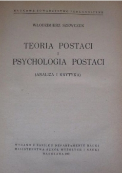 Teoria postaci i psychologia postaci