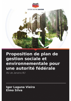 Proposition de plan de gestion sociale et environnementale pour une autorité fédérale