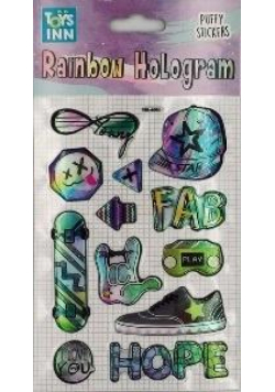 Naklejki rainbow hologram - Fab STnux