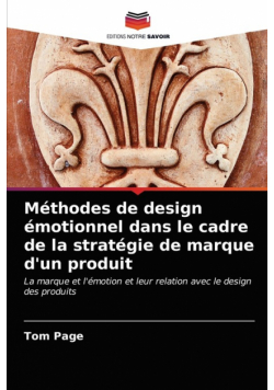 Méthodes de design émotionnel dans le cadre de la stratégie de marque d'un produit