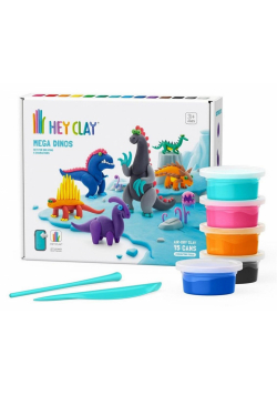 Hey Clay - Zestaw Mega Dinozaury
