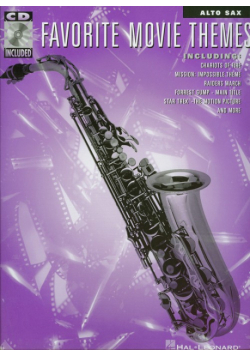Favorite movie themes Alto Sax z płytą CD