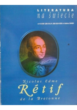 Literatura na świecie Nicolas Edme Retif de la Bretonne