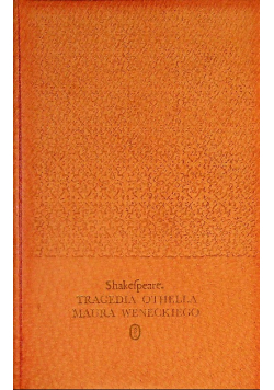Shakespeare Tragedia Othella Maura Weneckiego