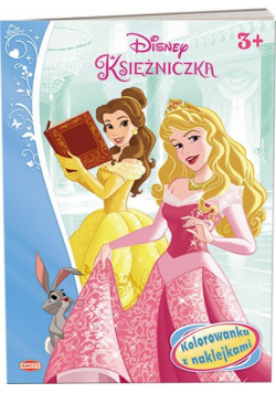 Księżniczka. Kolorowanka z naklejkami.