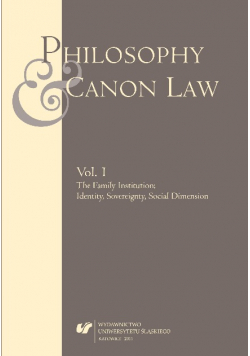 Philosophy canon law vol 1