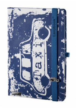 Notes A5 Lanybook Urban Hero w linie biało-niebieski