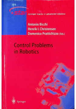Control Problems in Robotics