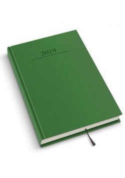 Kalendarz 2019 A5/320 Agenda Zielony DAN-MARK