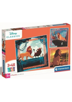 Puzzle 3 x48 Super Kolor Lion King