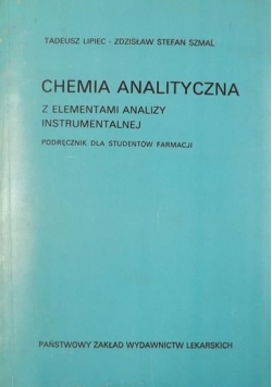 Chemia analityczna z elementami analizy instrumentalnej