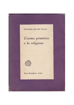 L'uomo primitivo e la religione