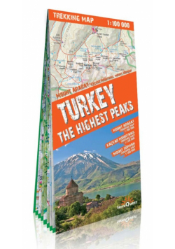 Turkey The Highest Peaks 1:100 000 trekking map