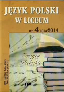 Język Polski w Liceum 13/14 numer 4