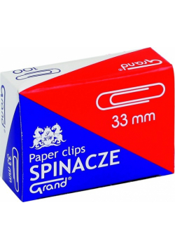 Spinacze Grand 33mm 10x100 sztuk