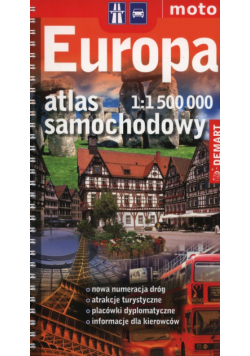 Europa atlas mini 1:500 000 1:4000 000