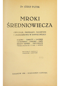 Mroki Średniowiecza 1938 r.