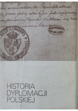 Historia dyplomacji Polskiej Tom II