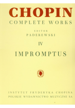 Chopin Complete Works IV Impromptus
