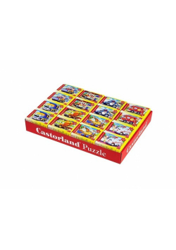Puzzle mini Bajkowe pojazdy 54 Display 32 sztuki mix
