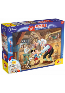 Puzzle dwustronne plus Pinokio 108