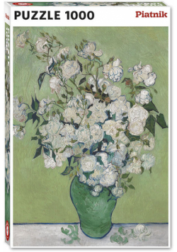 Puzzle 1000 Van Gogh, Wazon z różami