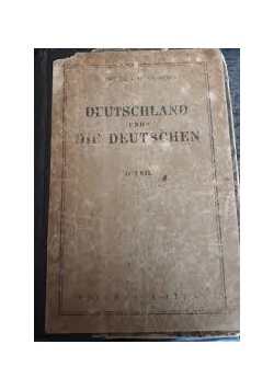 Deutschland und die Deutschen, 1929 r.