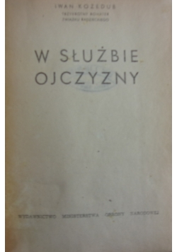 W służbie ojczyzny